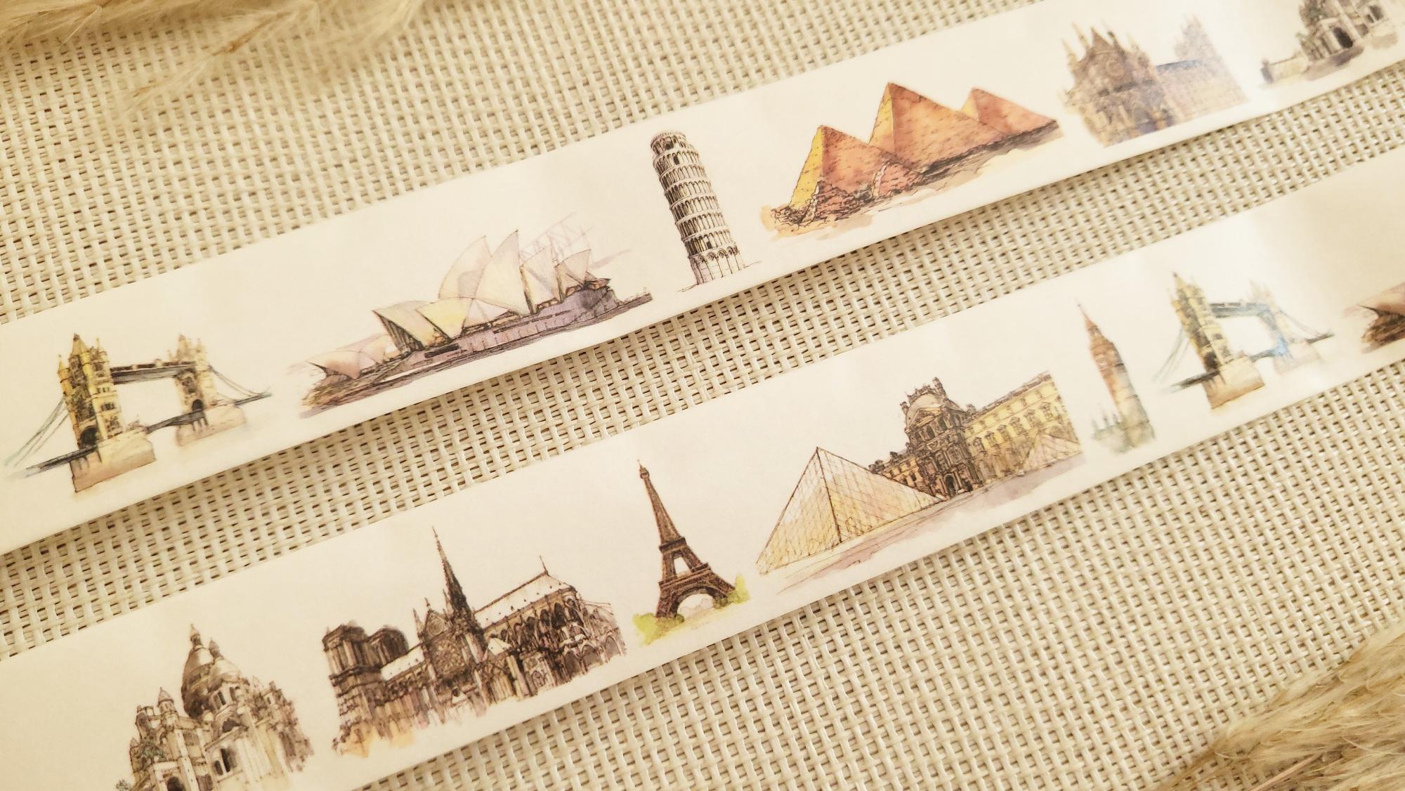 Design Washi Tape Tourist Attractions